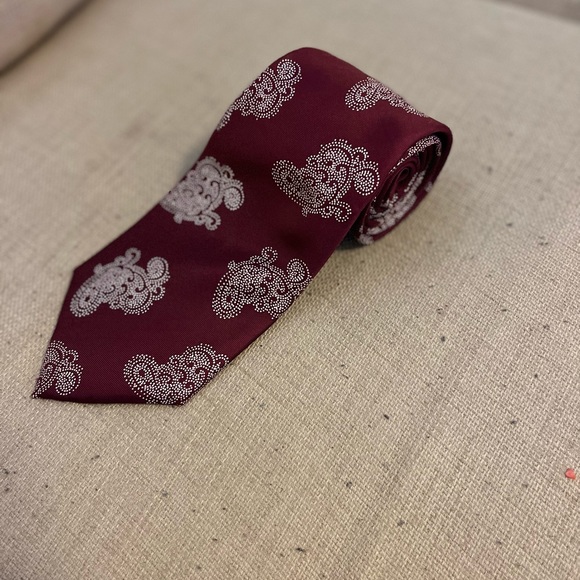Christian Dior Paisley Print Mens Necktie 👔 - Picture 6 of 9